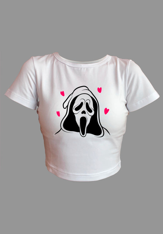 Crop top ghostface