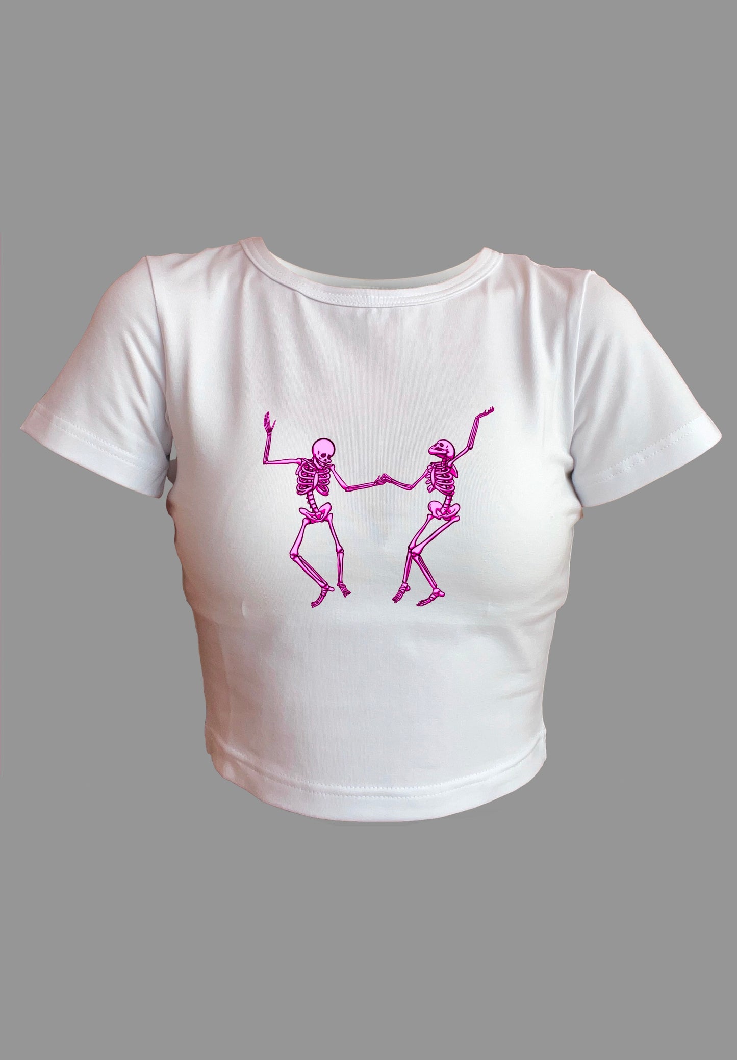 Crop top skeletons dancing