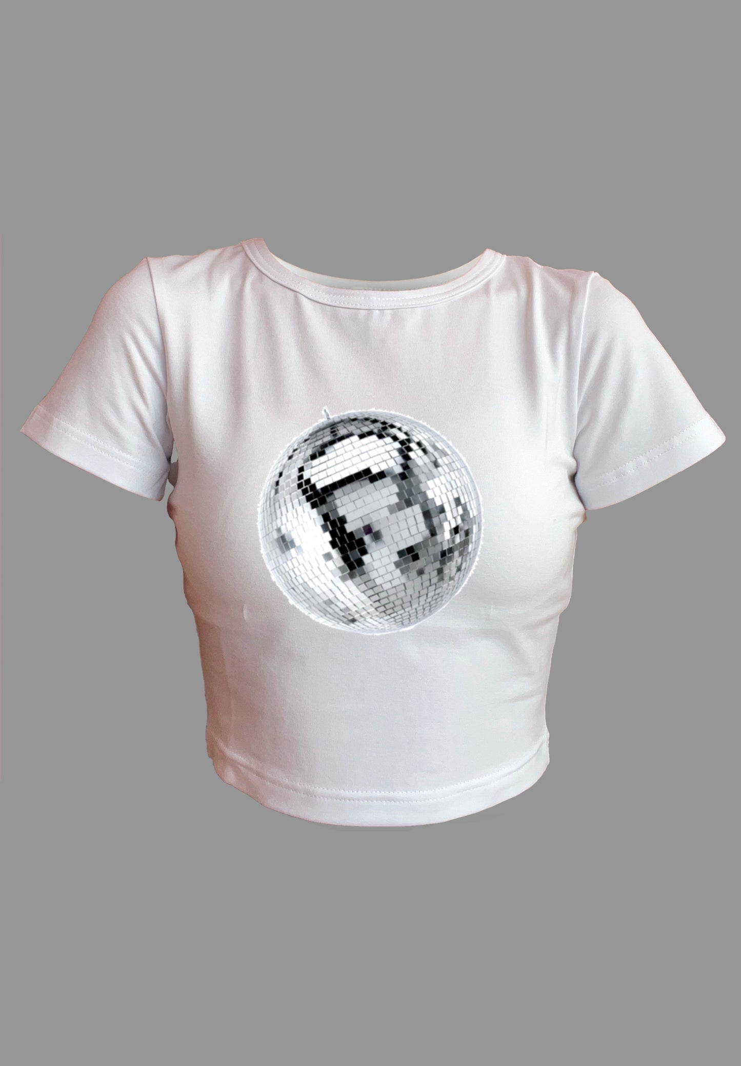 Crop top mirrorball