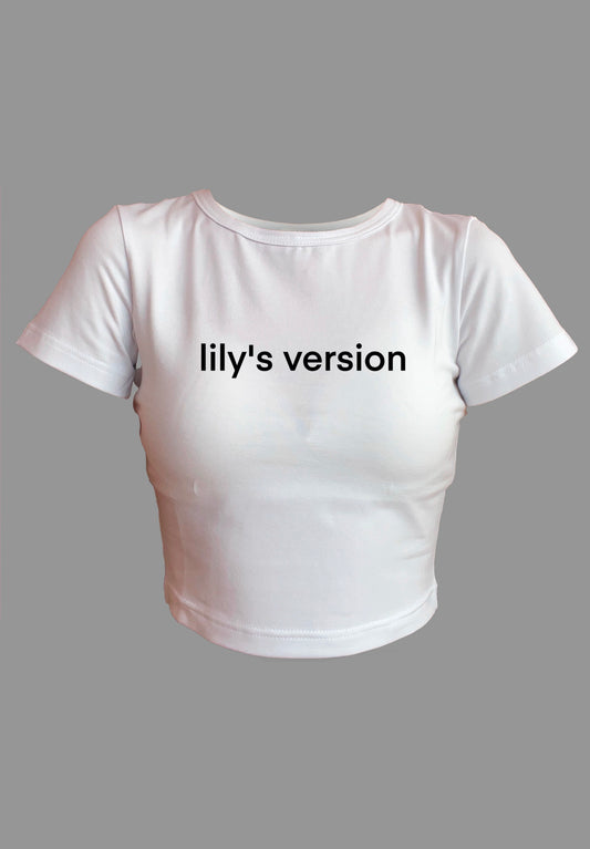 Crop top lily's version Marauders