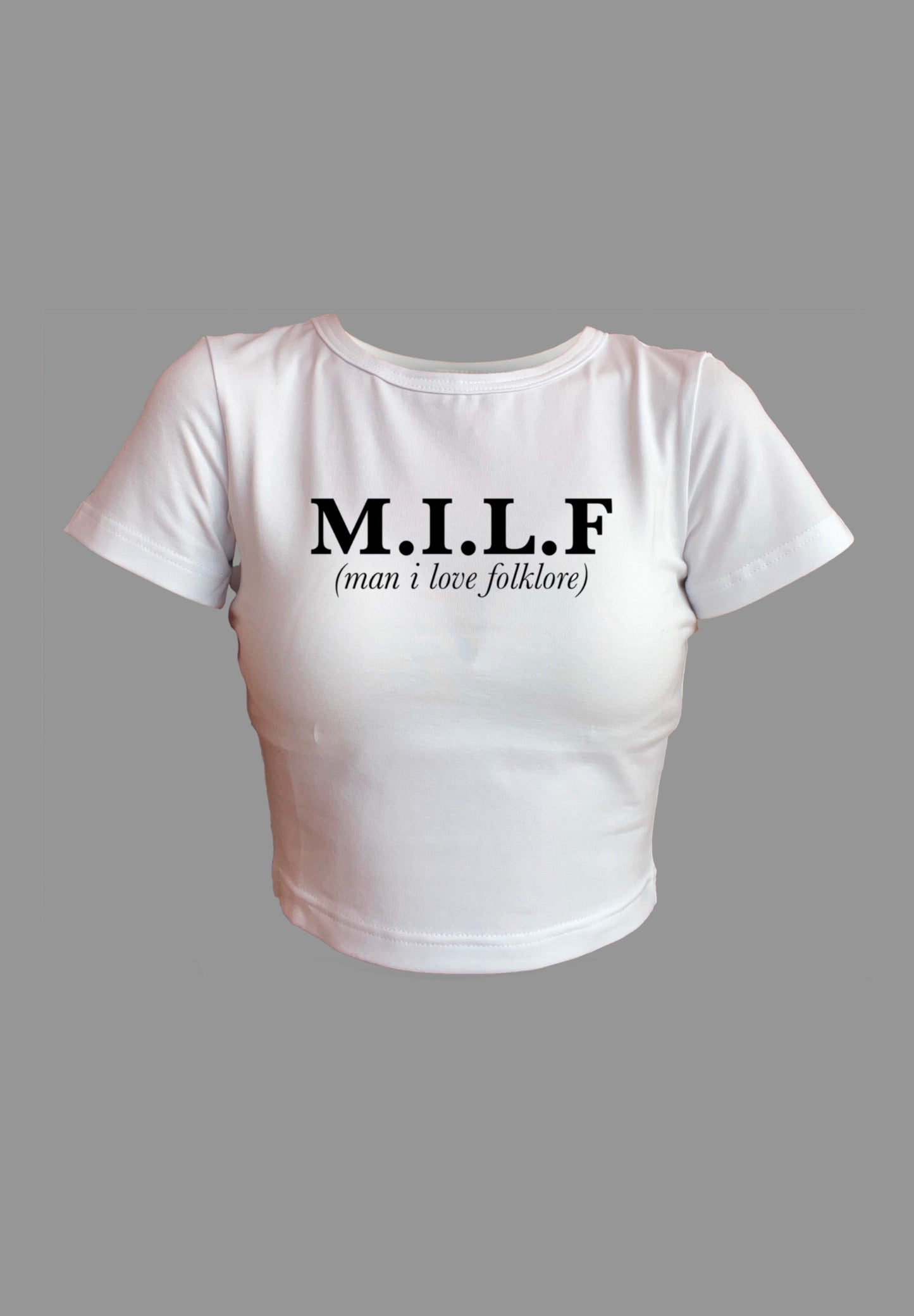 Crop top M.I.L.F. (man i love folklore)