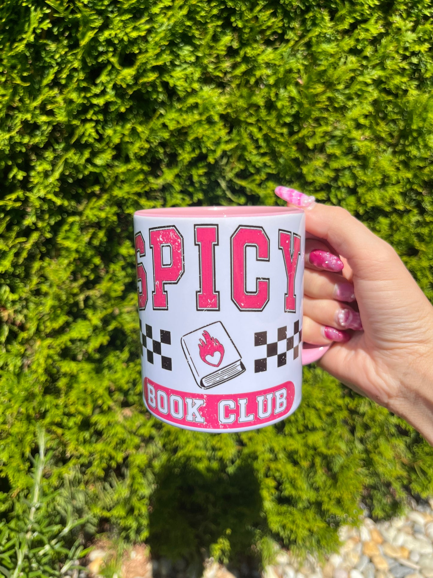 Spicy book club mug