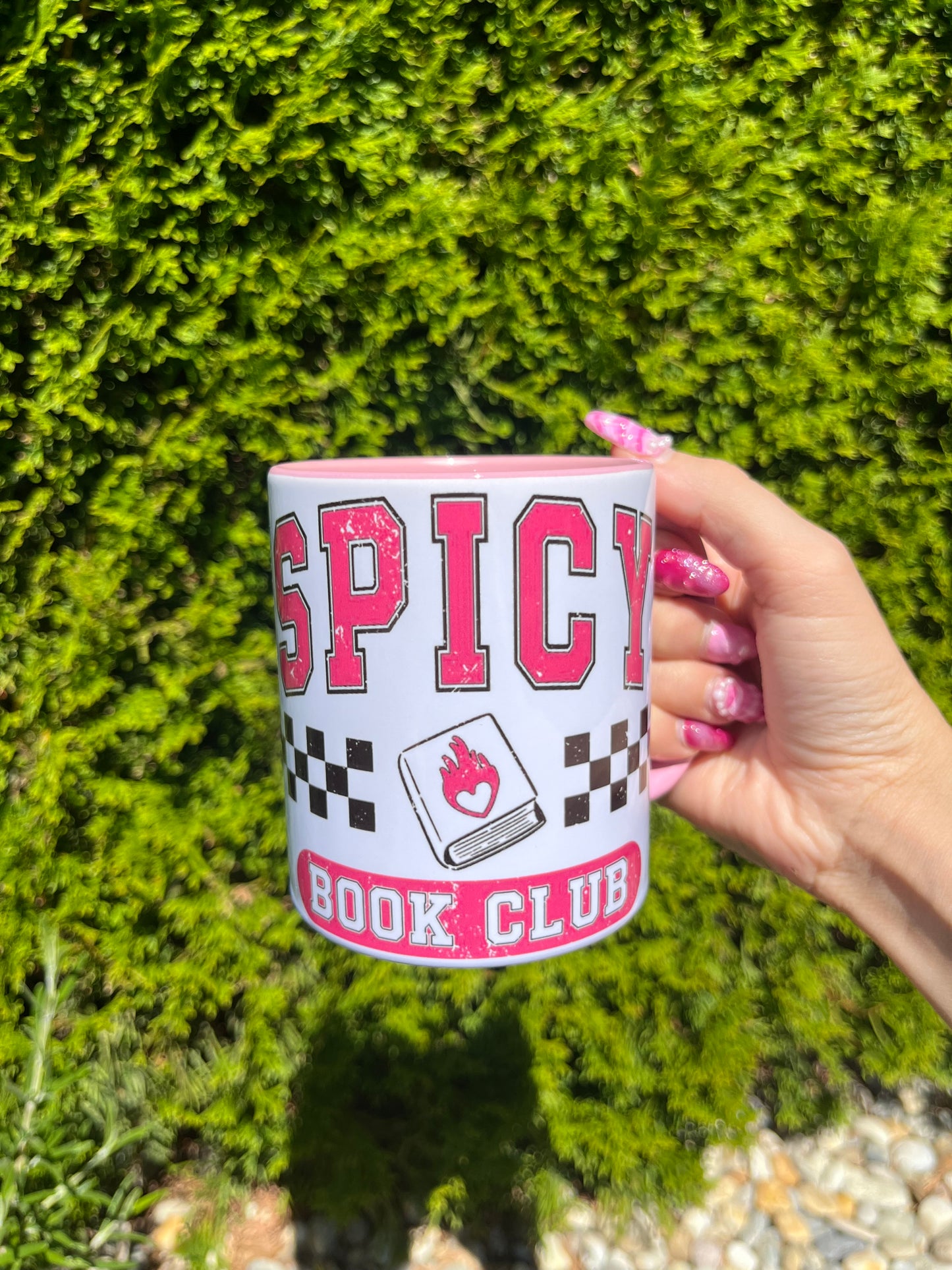 Spicy book club mug