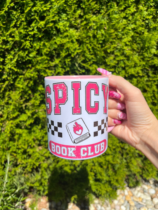 Spicy book club mug